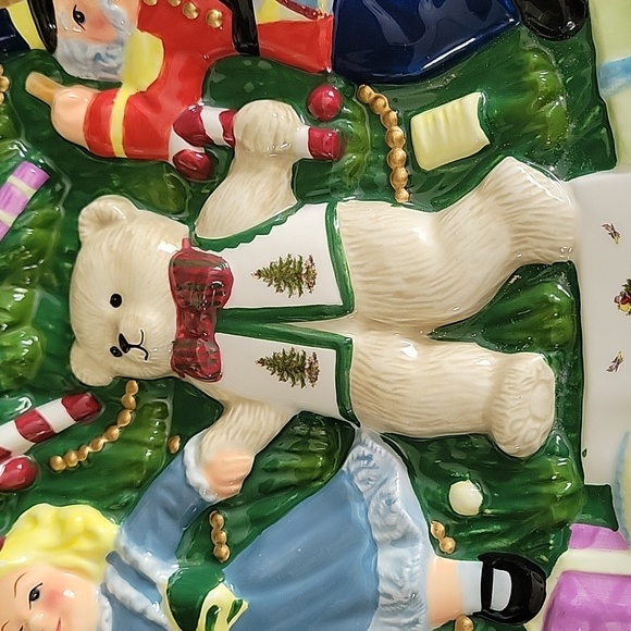 Spode Chritmas Tree Tree Shaped Dish - Picture 3 of 8